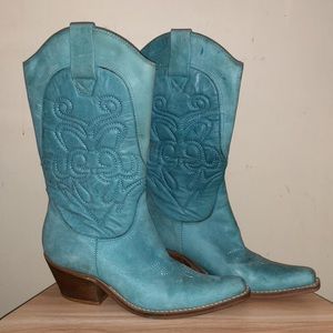 Turquoise Cowboy Boots